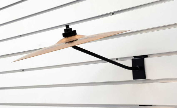 10" Cymbal Display Arm with cymbal side view