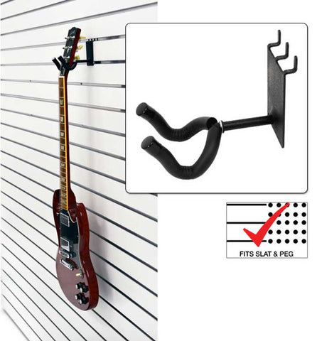 2" Guitar Grabber fits slatwall and pegboard