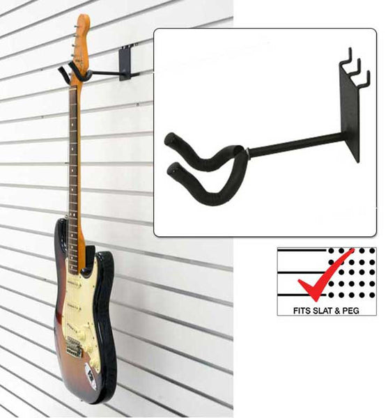 4 inch Guitar Grabber fits slatwall and pegboard