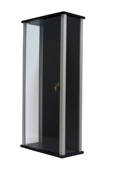 Locking Glass Guitar Display Case w/ LED's