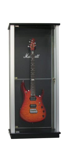 Locking Glass Guitar Display Case