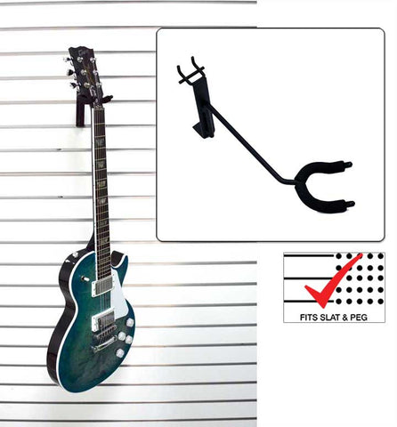 11" Fixed angle, right facing guitar hanger