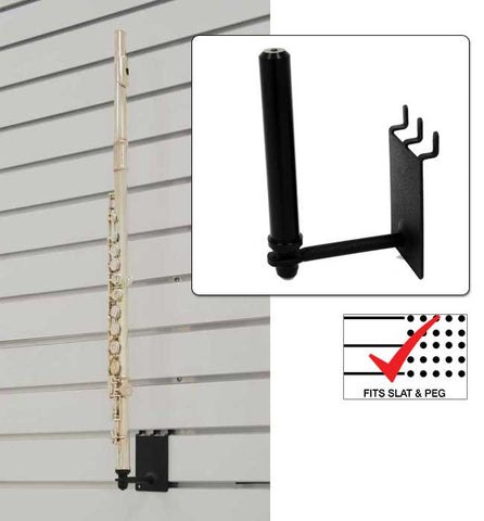 Vertical Flute Holder fits slatwall and pegboard