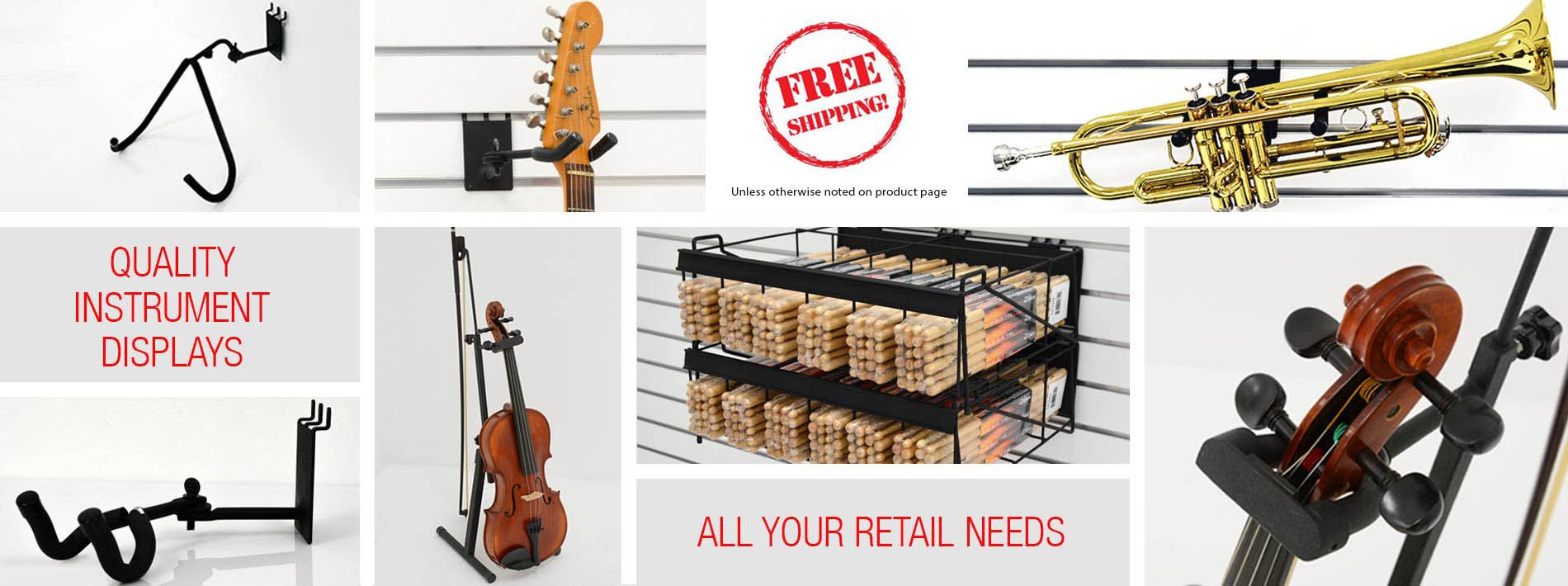 Image Great prices musical instrument displays