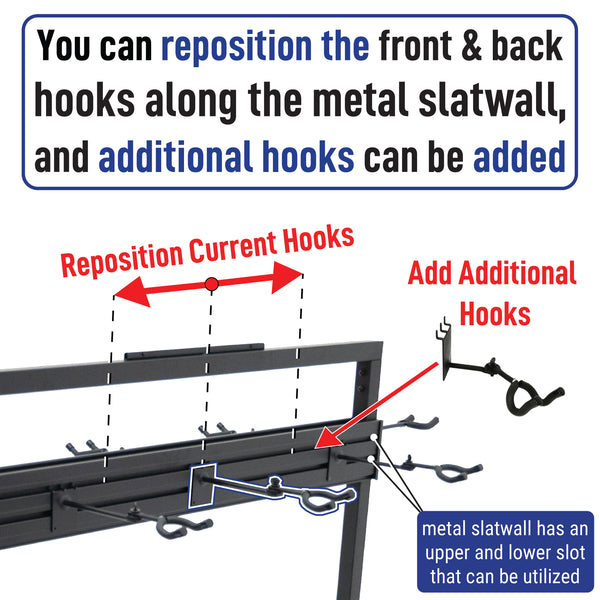 Free Standing Modular Guitar Display Single Tier