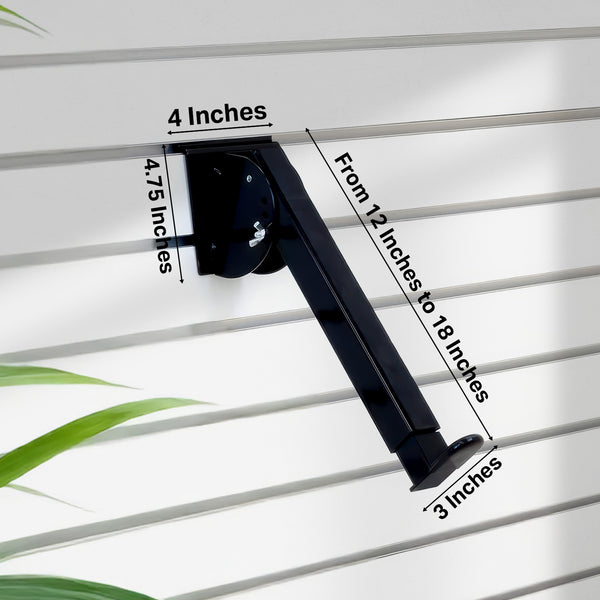 Slatwall Keyboard Arms Adjustable (Pair)