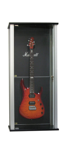 Locking Glass Guitar Display Case