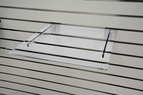 Acrylic Slatwall Shelf