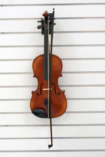 2" Violin / Viola Hanger with Bow Holder fits slatwall and pegboard