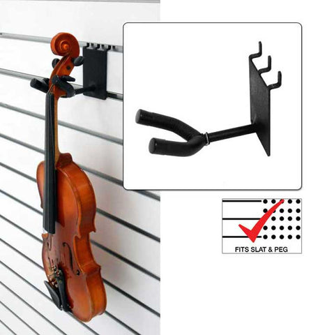 2" Violin  /  Viola Hanger fits slatwall and pegboard