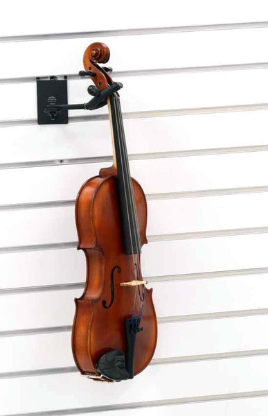 3" Violin / Viola Hanger, Adjustable fits slatwall and pegboard