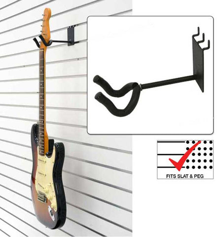 4 inch Guitar Grabber fits slatwall and pegboard