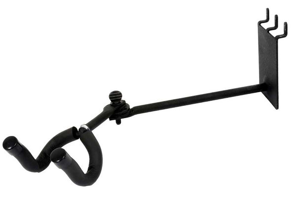 7 inch Guitar Grabber, Adjustable fits slatwall and pegboard 