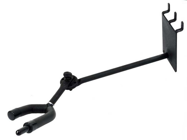 7 inch Violin / Viola Hanger with Bow Holder, Adjustable fits slatwall and pegboard