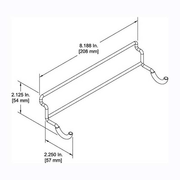Wire Horizontal Flute Holder specs