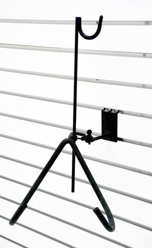 Baritone Sax Holder fits slatwall and pegboard