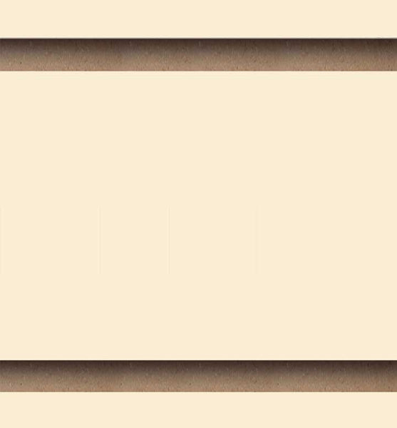 almond finished slat wall