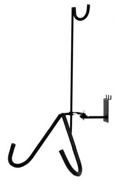 Adjustable Baritone Sax Holder fits slatwall and pegboard