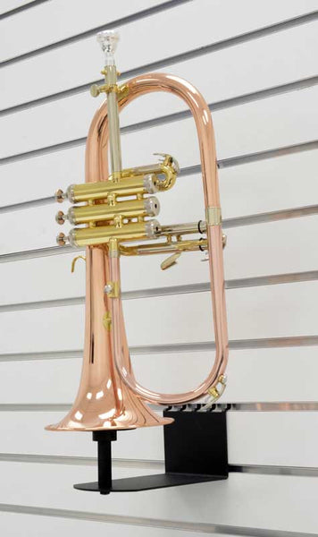 Flugelhorn & Soprano Sax Holder fits slatwall and pegboard