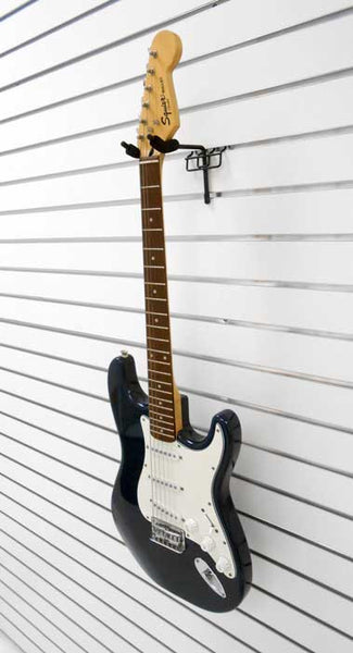 Economy-Front Facing Fixed Angle Guitar Hanger fits slatwall and pegboard