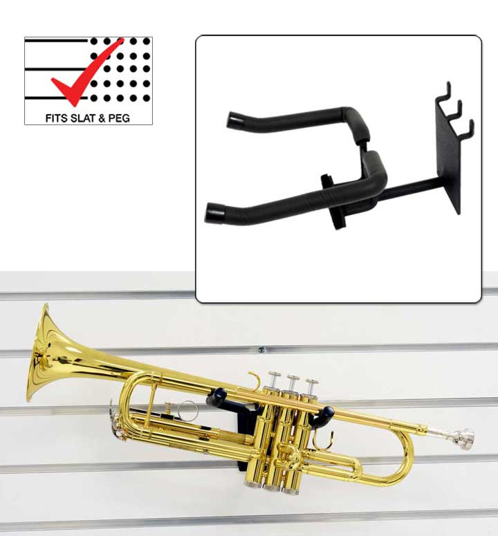 Trumpet Instrument Display Horizontal Trumpet Holder – Musical Instrument Displays