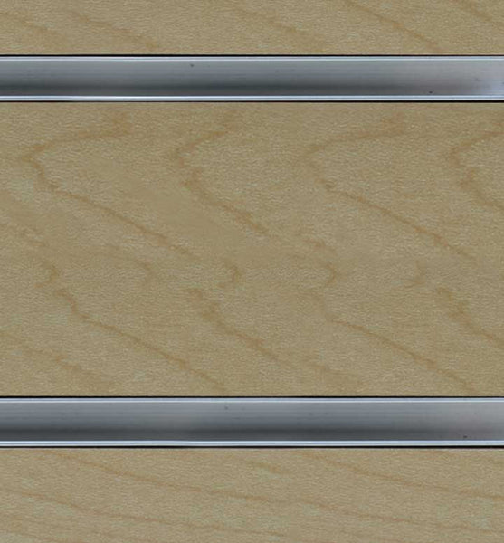 Slatwall - Maple w/ Aluminum Inserts