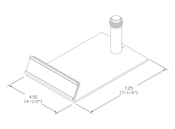 counter top microphone holder specs
