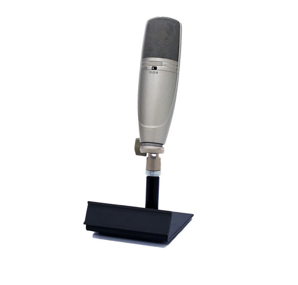 counter top microphone holder with microphone
