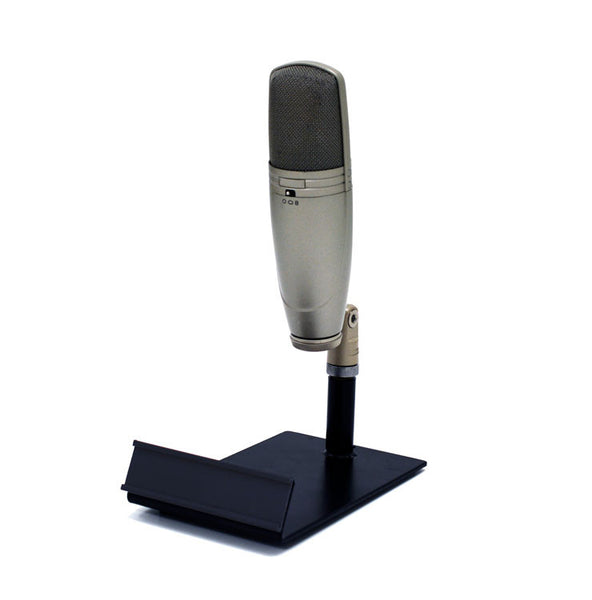 counter top microphone holder with microphone