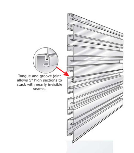 Alumi-Wall Aluminum Slatwall