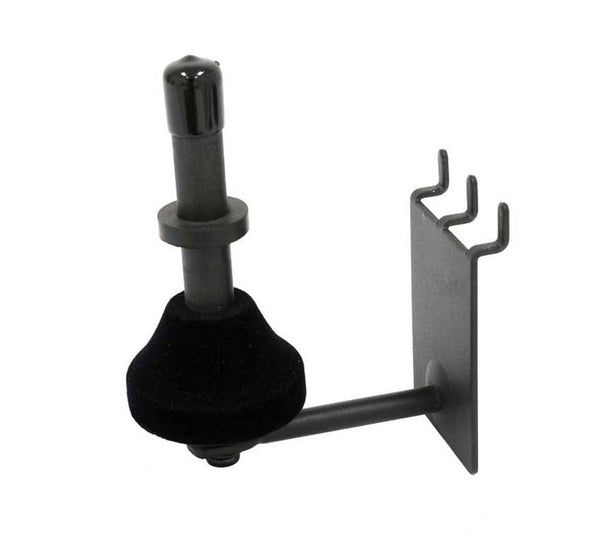 Vertical Clarinet Holder fits slatwall and pegboard