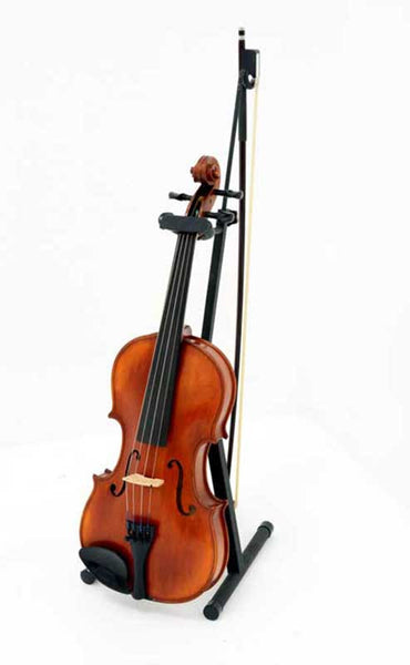 Adjustable Floor Viola/Violin Stand with bow holder