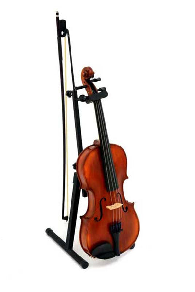 Adjustable Floor Viola/Violin Stand with bow holder